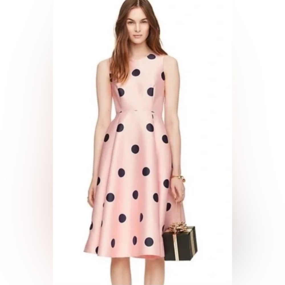 Kate Spade Polka Dot Fit and Flare Dress